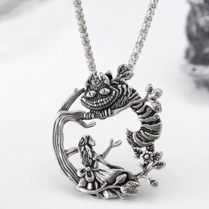 Alice In Wonderland Whimsical Pendant Necklace